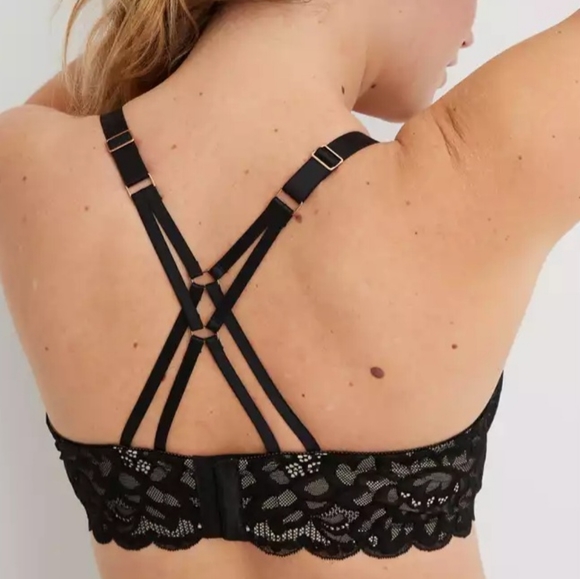 aerie Other - 🌸Aerie Real Power Balconette Lightly Lined New Blooms Lace Bra SIZE 34A